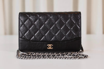 Chanel Wallet On Chain Black