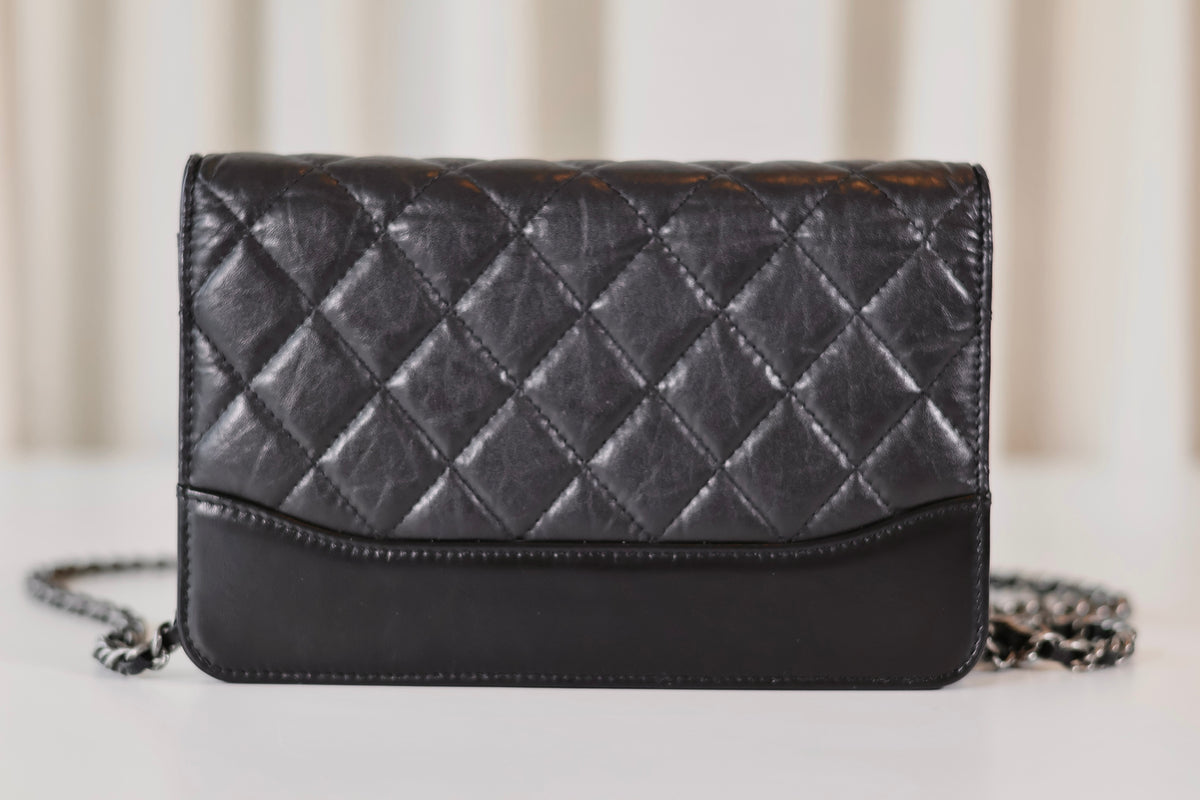 Chanel Wallet On Chain Black