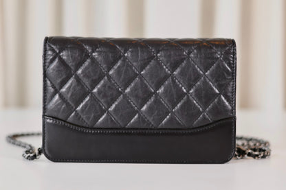 Chanel Wallet On Chain Black