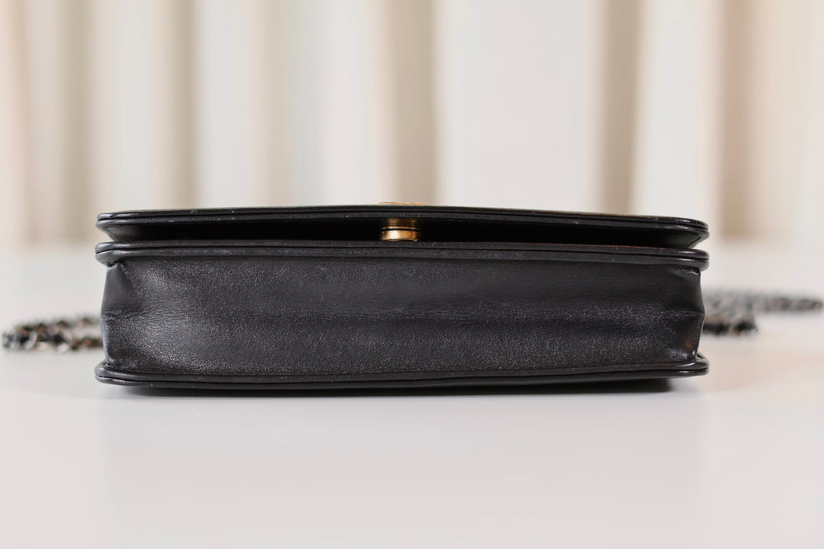 Chanel Wallet On Chain Black