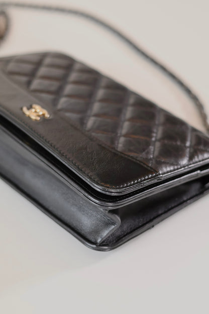 Chanel Wallet On Chain Black