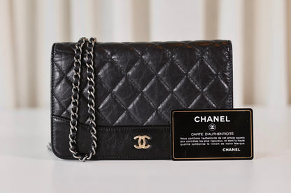 Chanel Wallet On Chain Black
