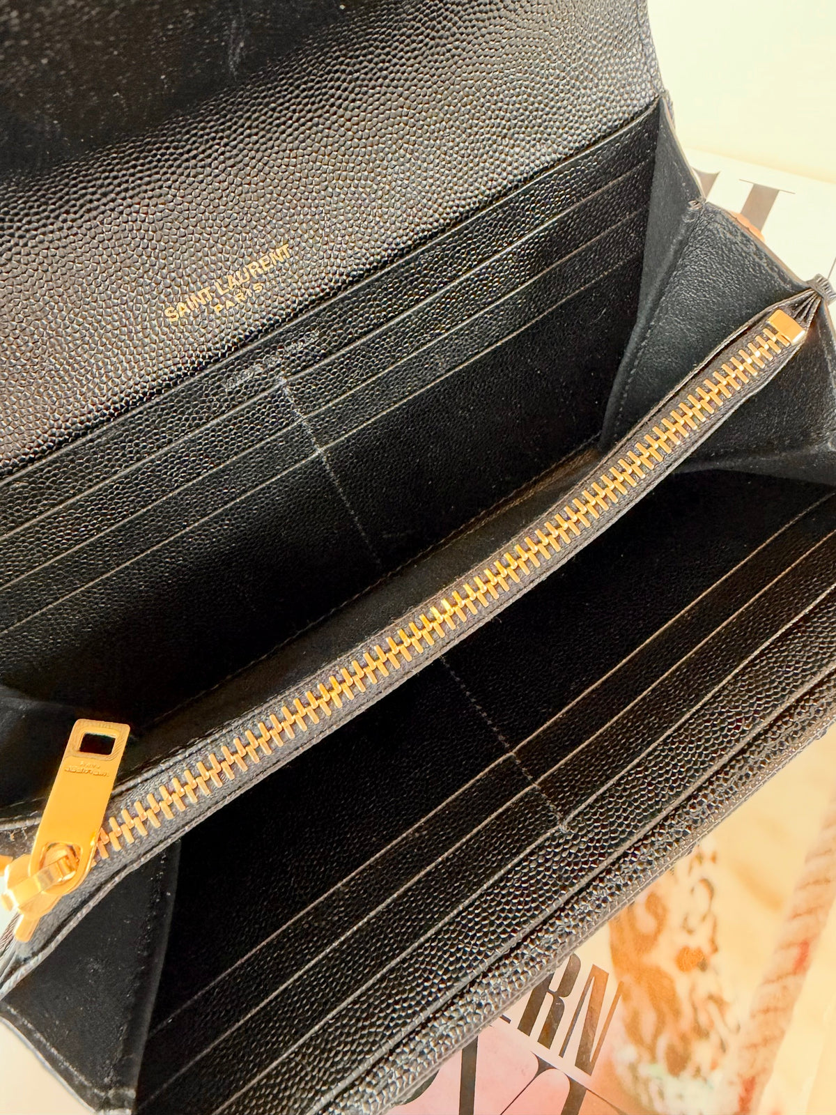 Saint Laurent Wallet Black