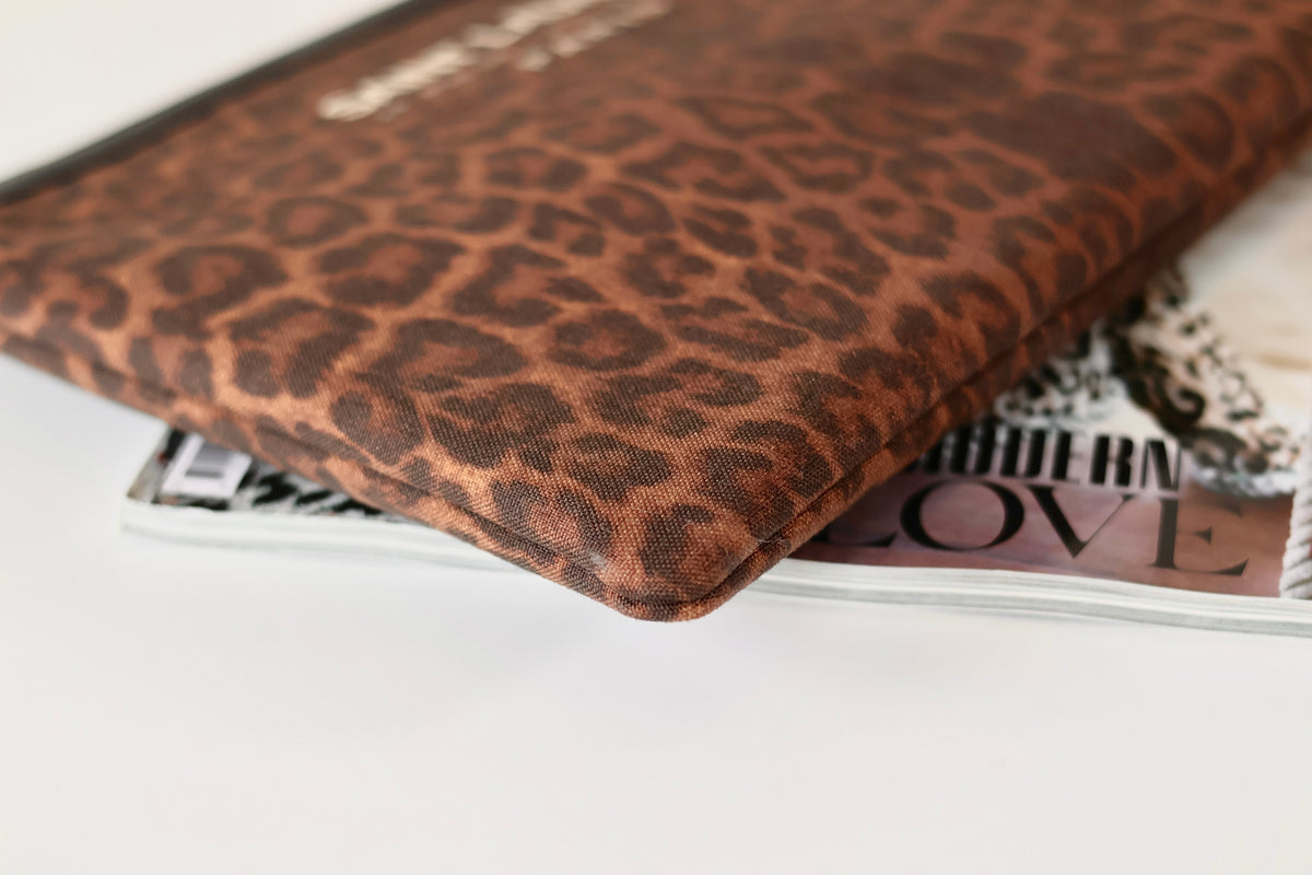 Saint Laurent Leopard Clutch