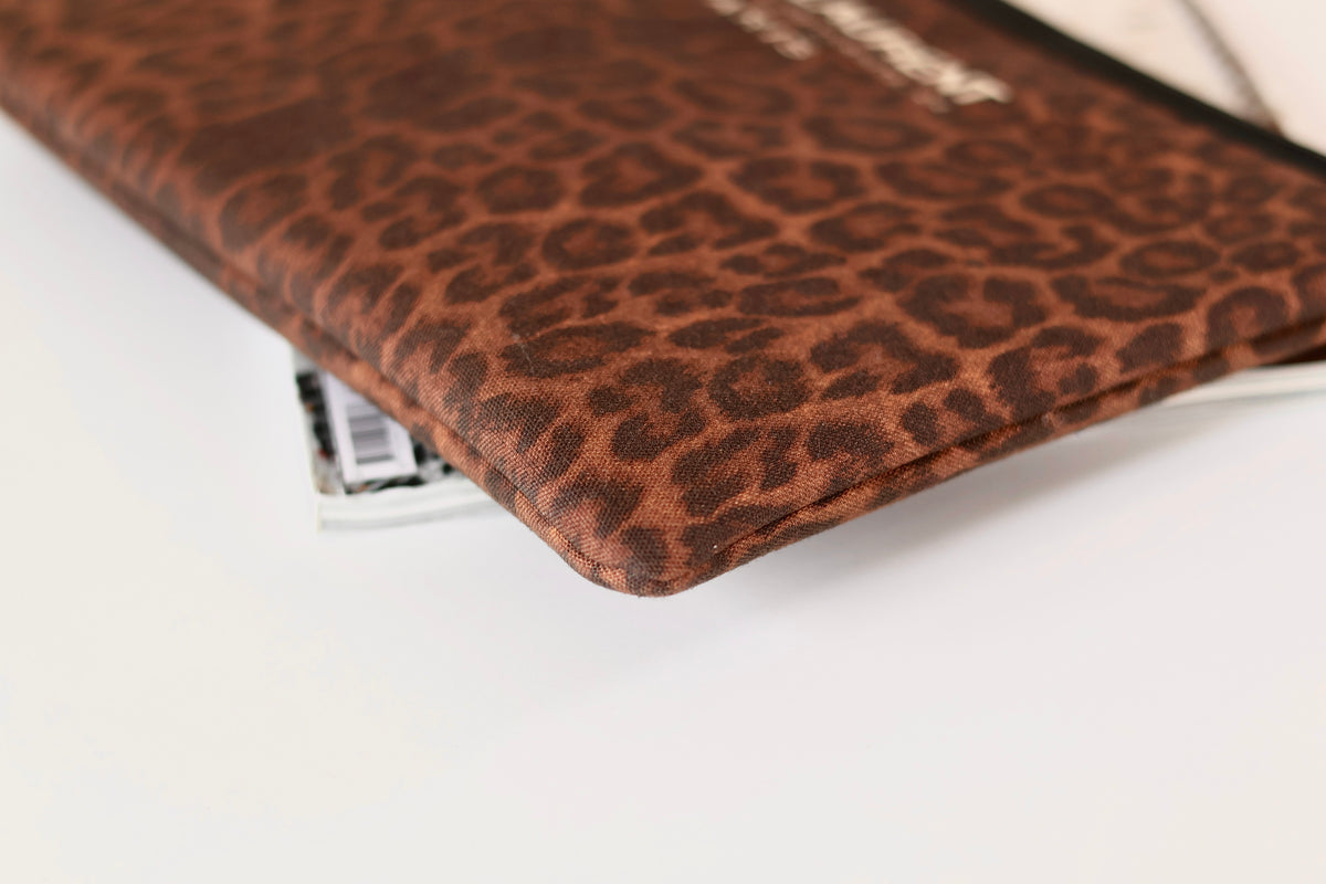 Saint Laurent Leopard Clutch