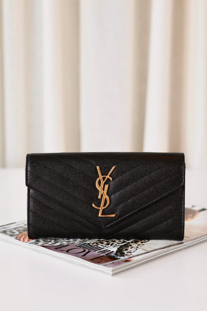 Saint Laurent Wallet Black