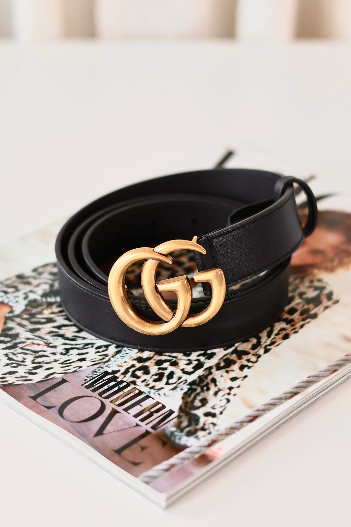 Gucci Marmont Belt Black