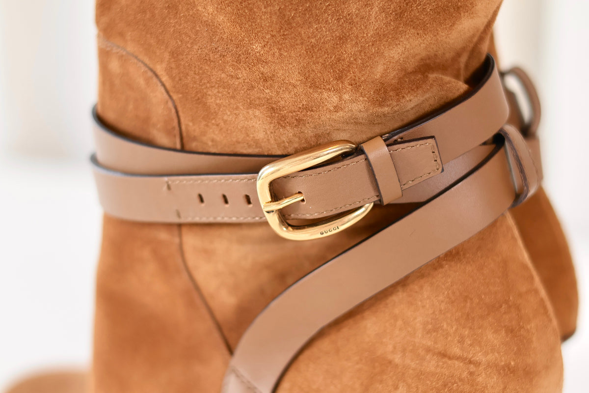 Gucci Heels Brown