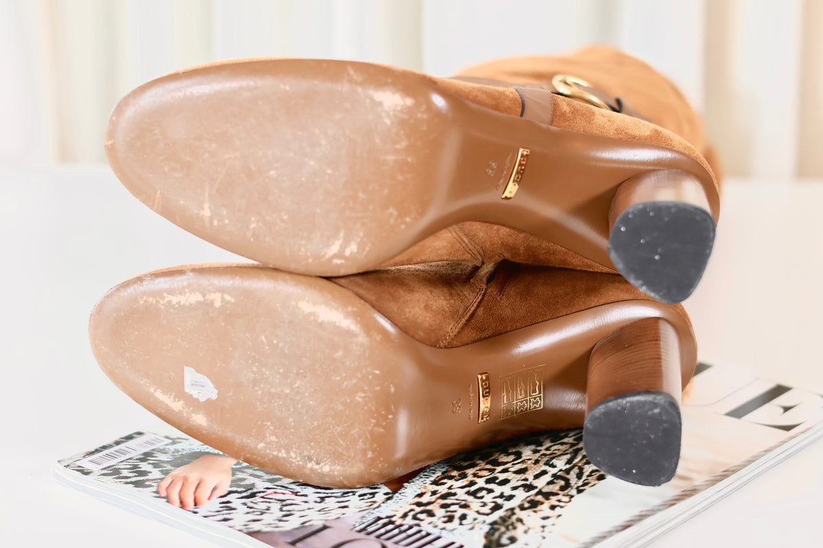 Gucci Heels Brown