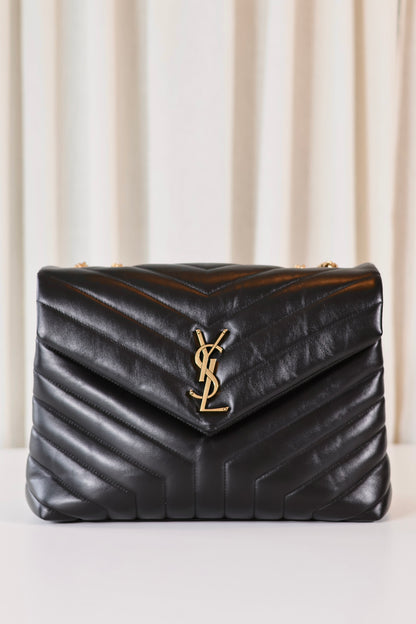 Saint Laurent Loulou Large Black