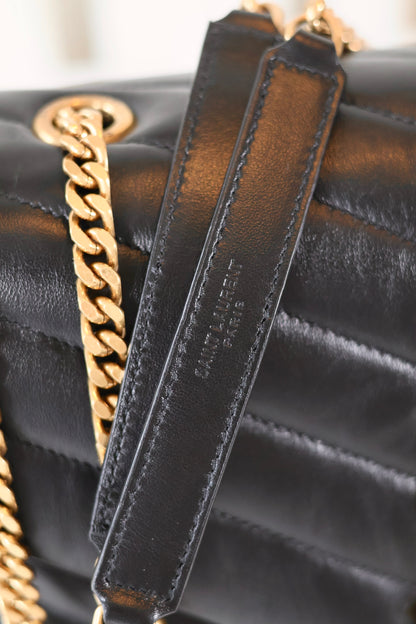 Saint Laurent Loulou Large Black