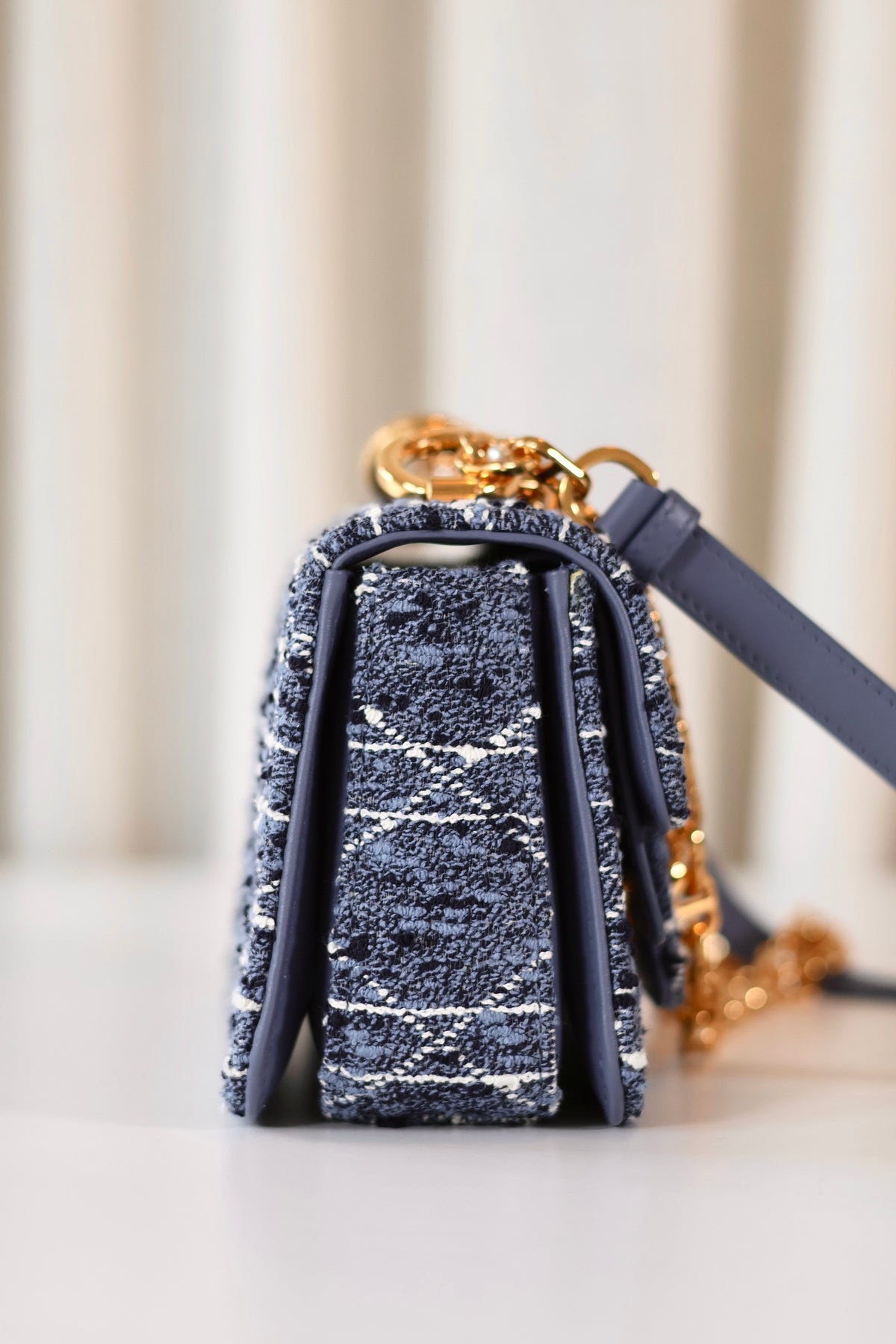 Dior Tweed Cannage Blue