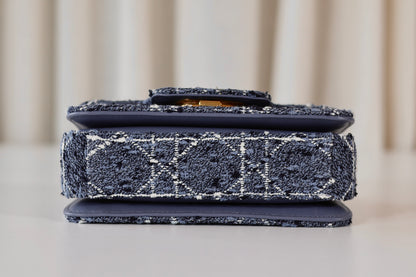 Dior Tweed Cannage Blue