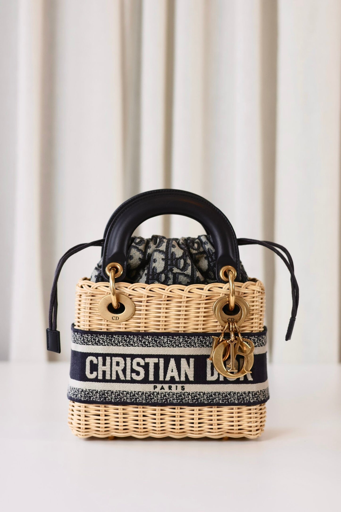 Lady Dior wicker small