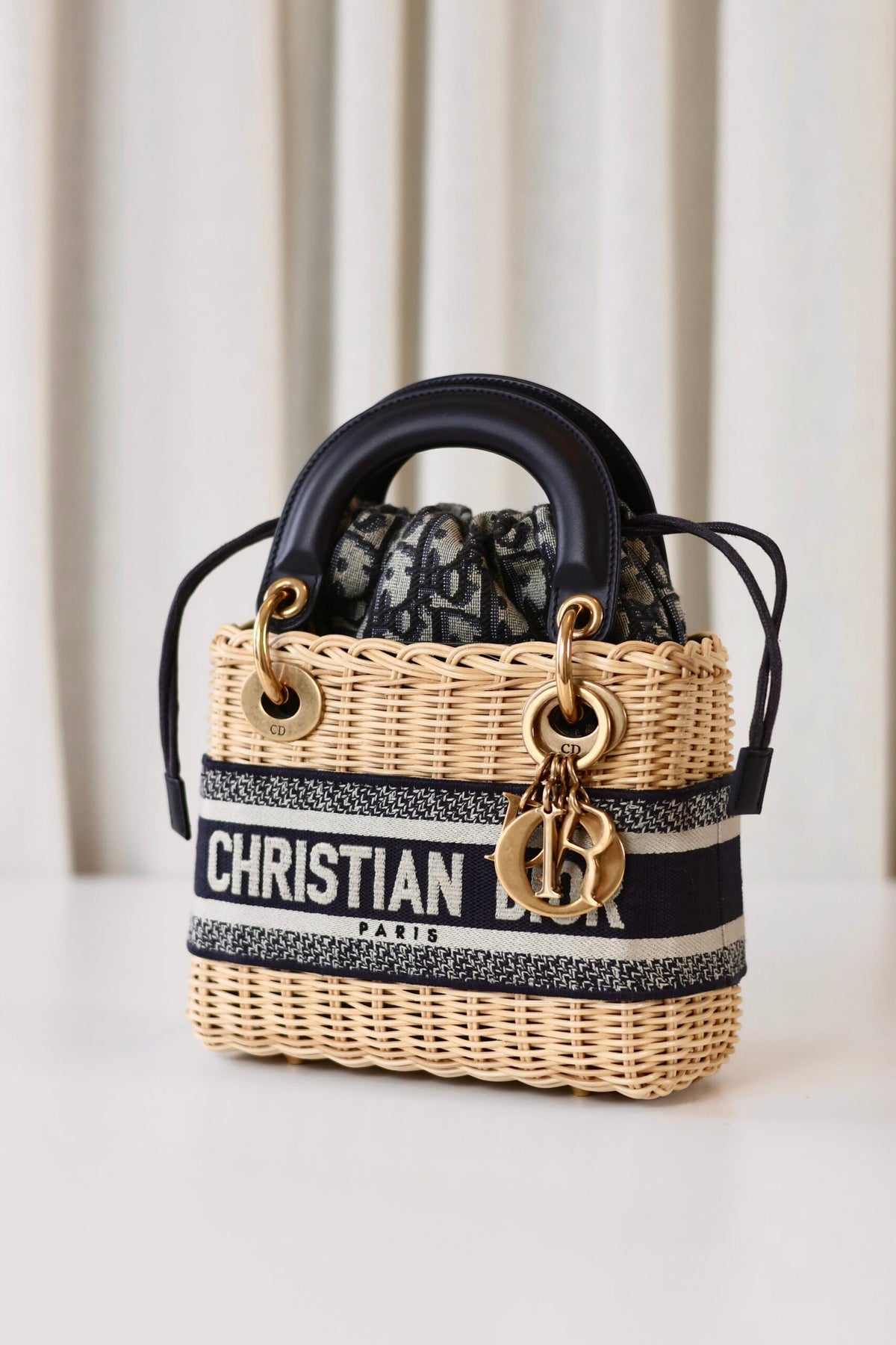 Lady Dior wicker small