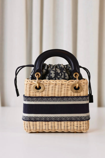 Lady Dior wicker small