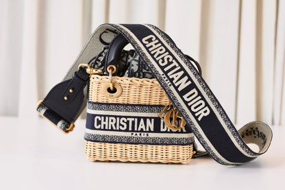 Lady Dior wicker small