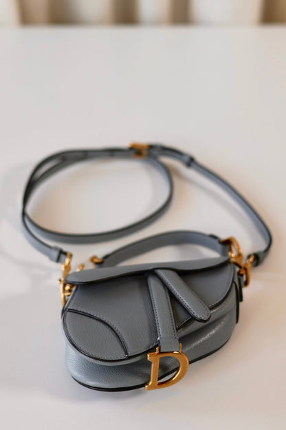 Dior micro saddle bag