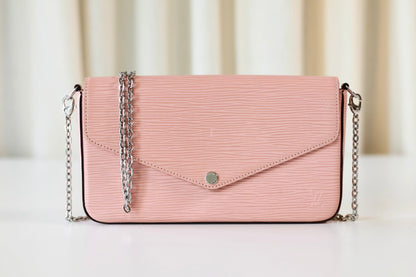 Louis Vuitton Felicie epi pink
