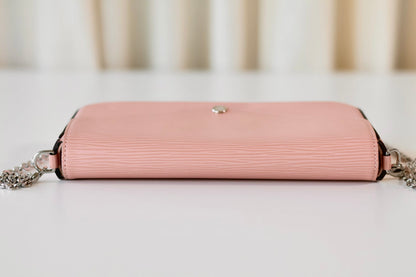 Louis Vuitton Felicie epi pink