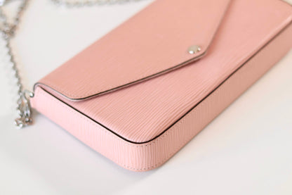 Louis Vuitton Felicie epi pink