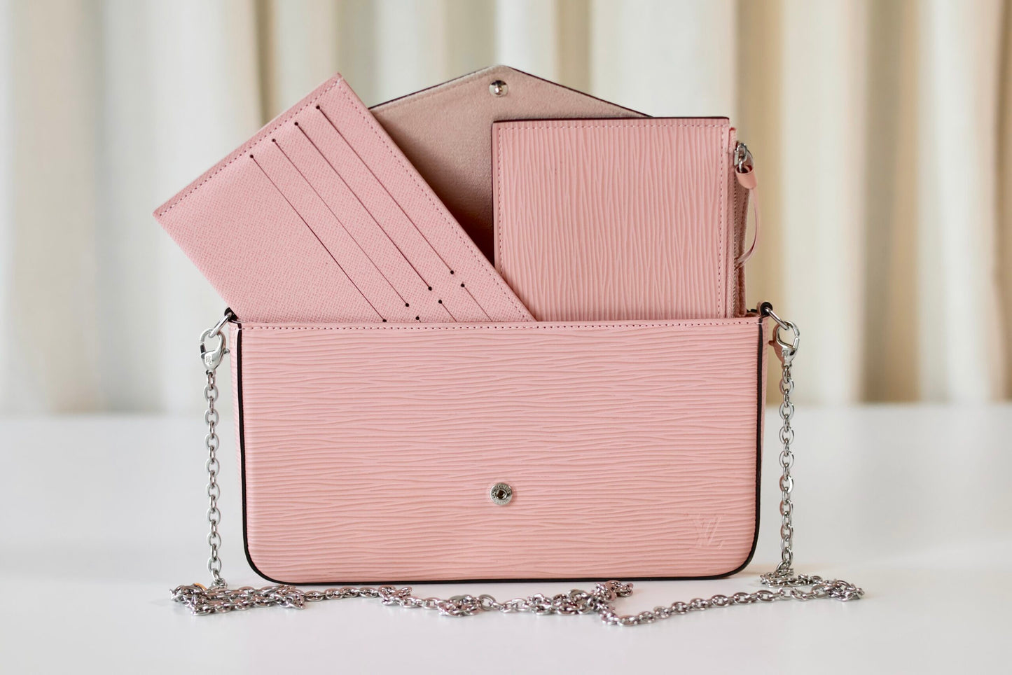 Louis Vuitton Felicie epi pink
