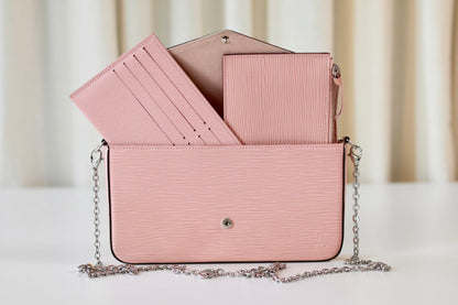 Louis Vuitton Felicie epi pink