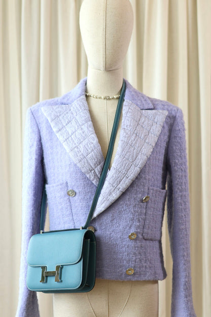 Hermes Constance 18 New Blue Jean