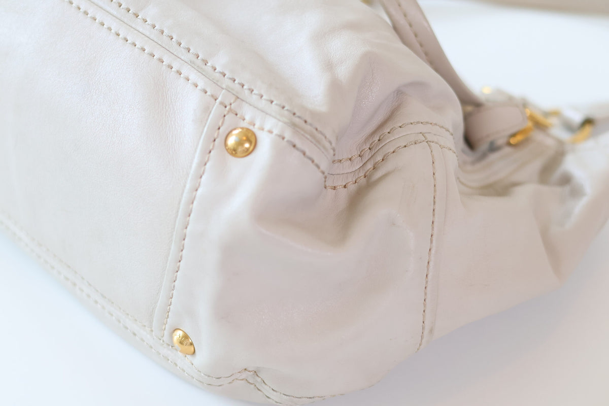 Prada handbag off white