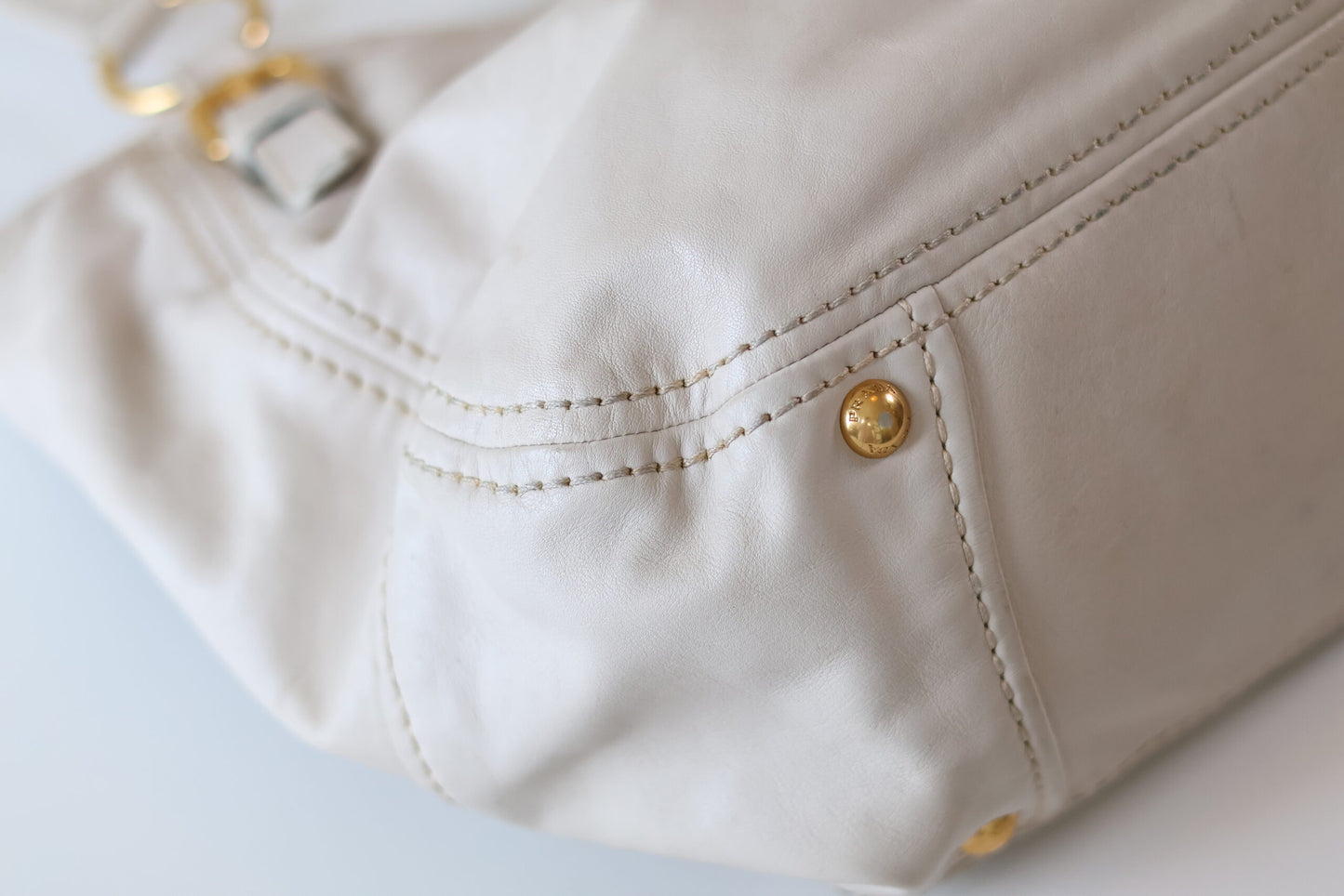 Prada handbag off white