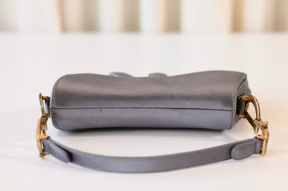 Dior mini saddle bag grey