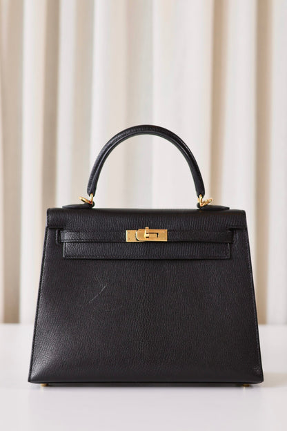 Hermes Kelly 25 Noir