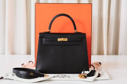 Hermes Kelly 25 Noir