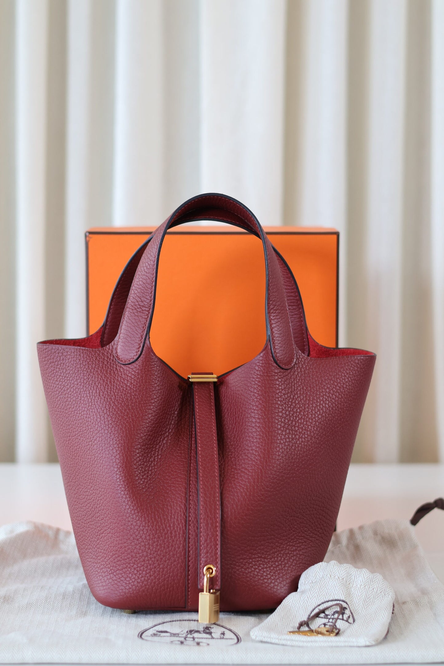 Hermes Picotin 18 Rouge H