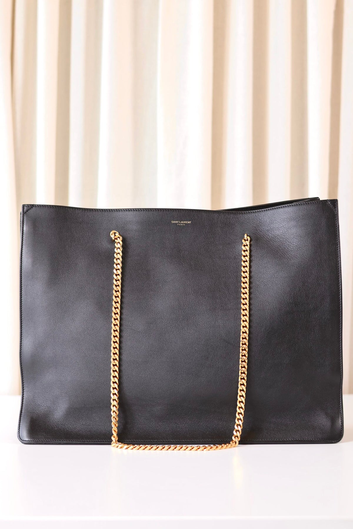 Saint Laurent black shopper bag