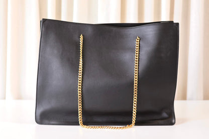 Saint Laurent black shopper bag