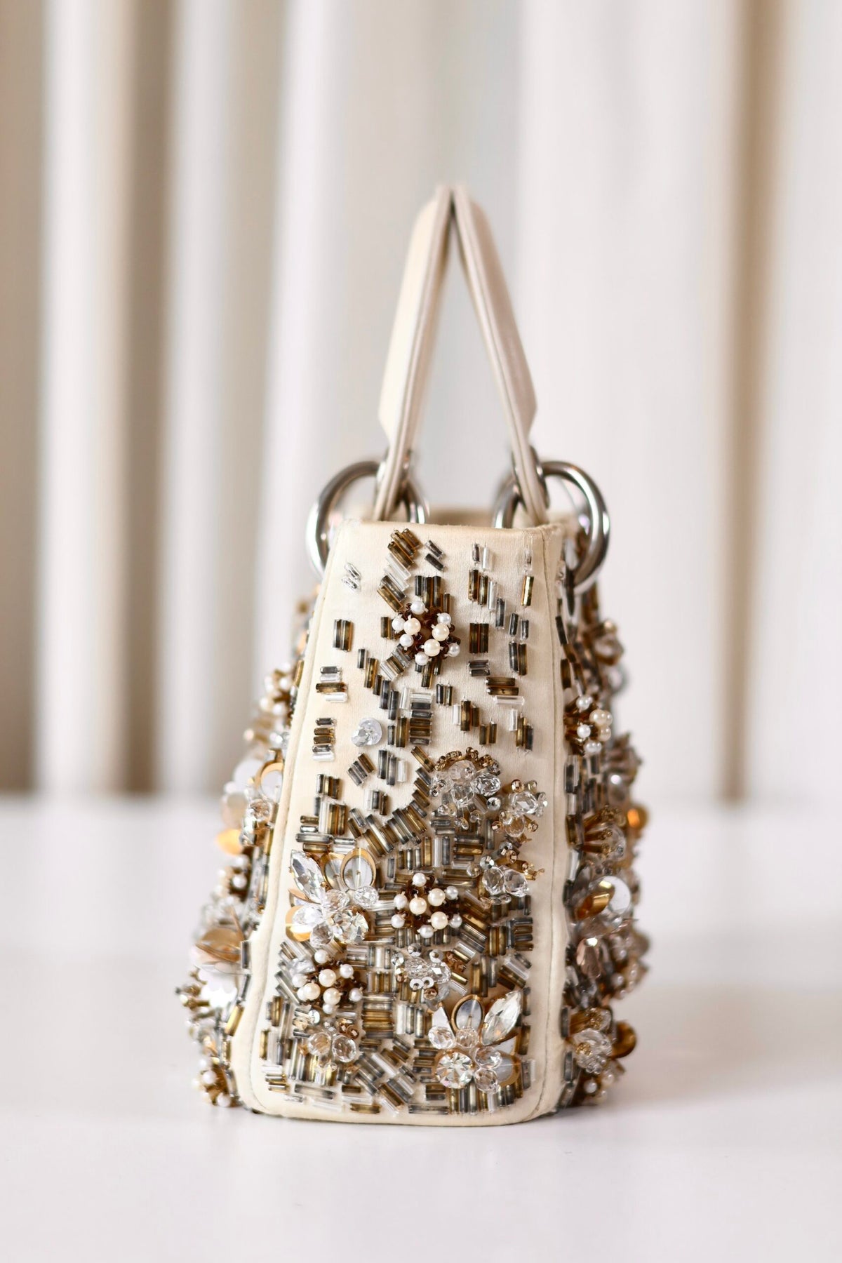 Lady Dior mini crystal