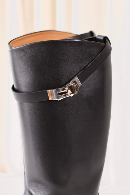 Hermes Jumping black boots
