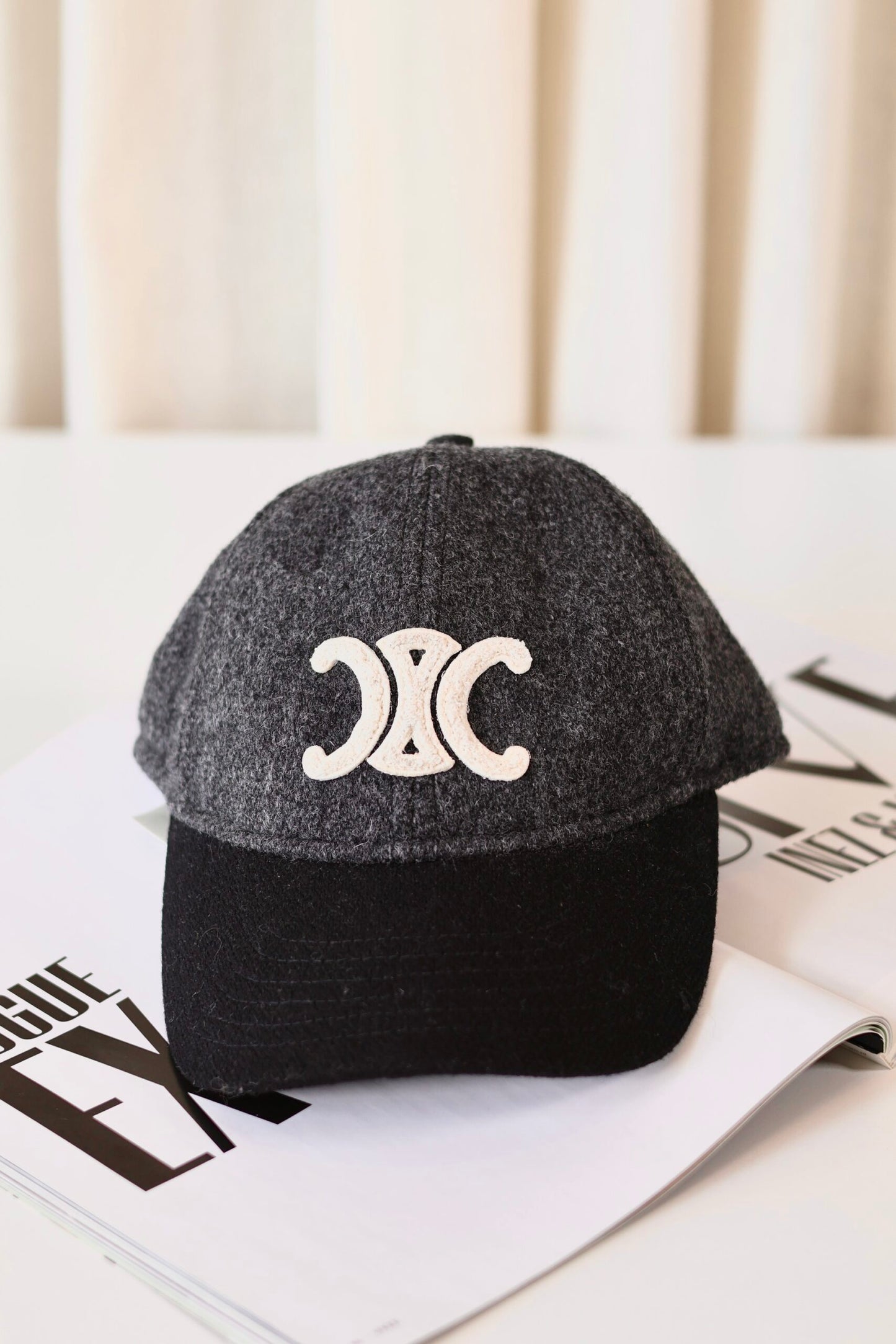 Celine wool Triomphe cap