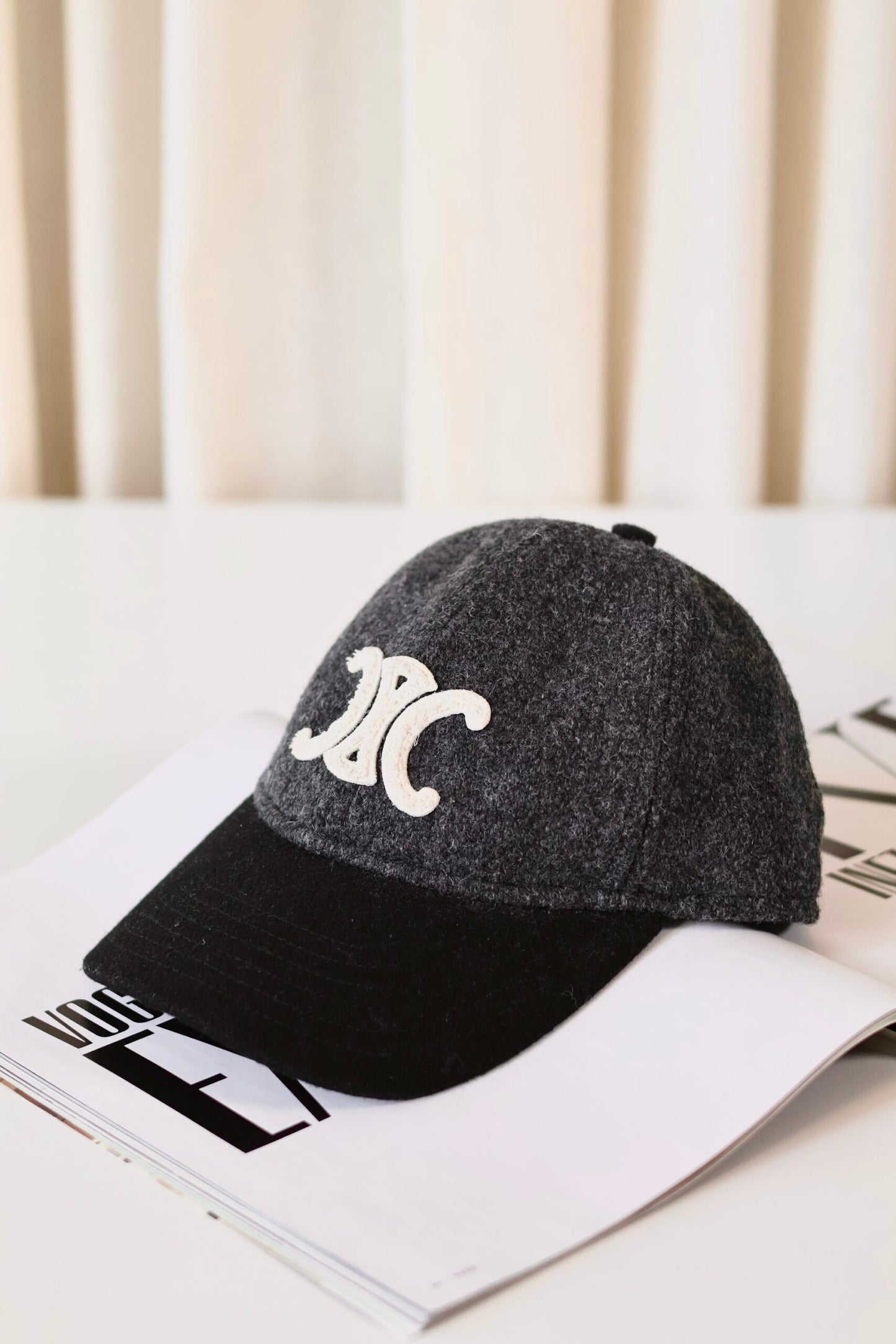 Celine wool Triomphe cap