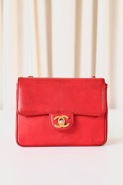 Chanel lizard mini square