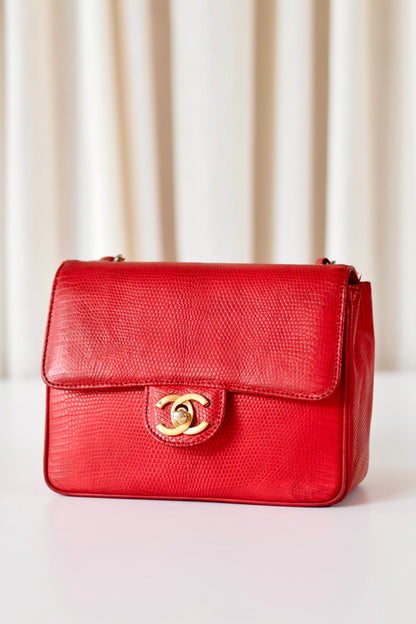 Chanel lizard mini square