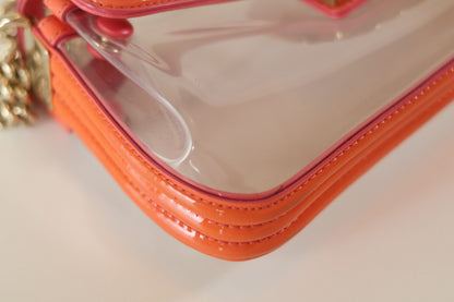 Chanel transparent east west boy bag