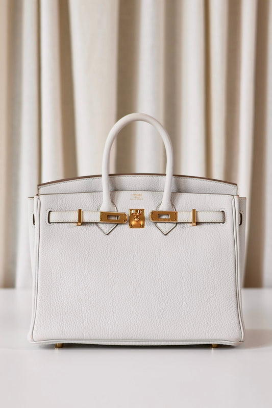Hermes Birkin 25 Gris Pale