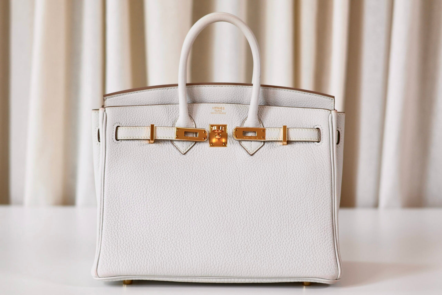 Hermes Birkin 25 Gris Pale