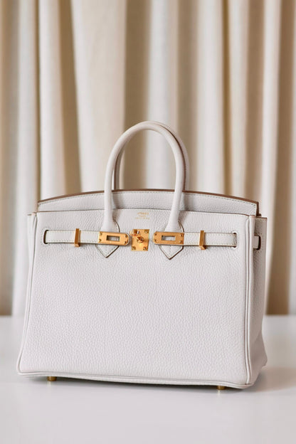 Hermes Birkin 25 Gris Pale