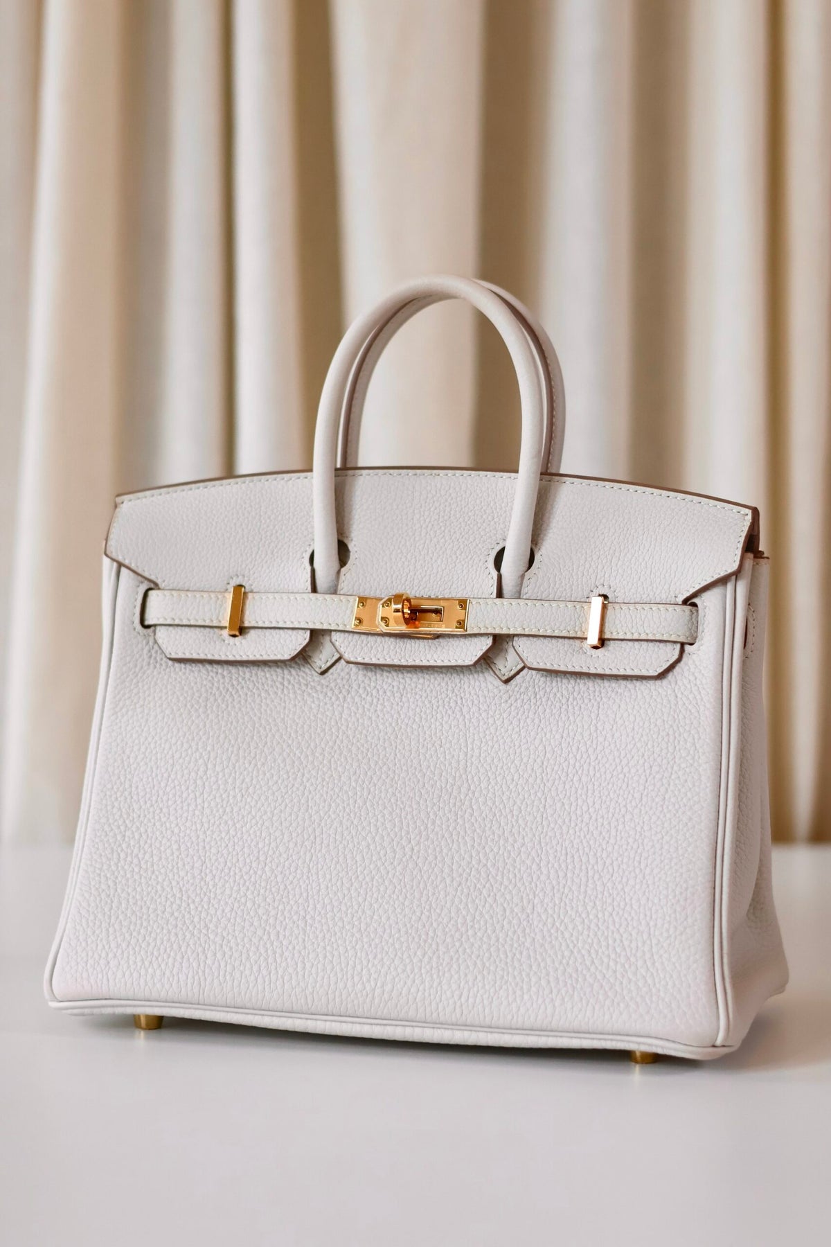 Hermes Birkin 25 Gris Pale