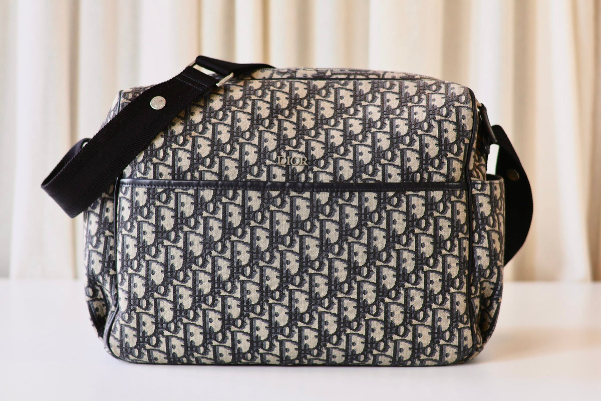 Dior diaper bag oblique
