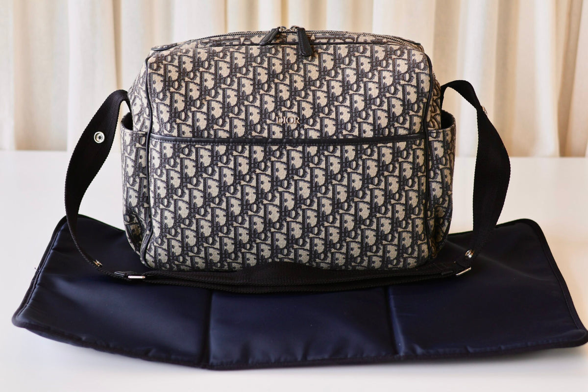 Dior diaper bag oblique