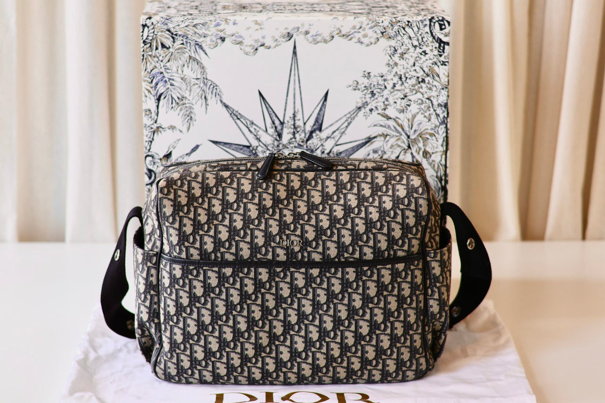 Dior diaper bag oblique